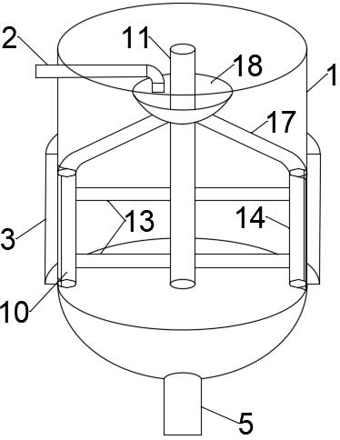 A biodiesel residue treatment device