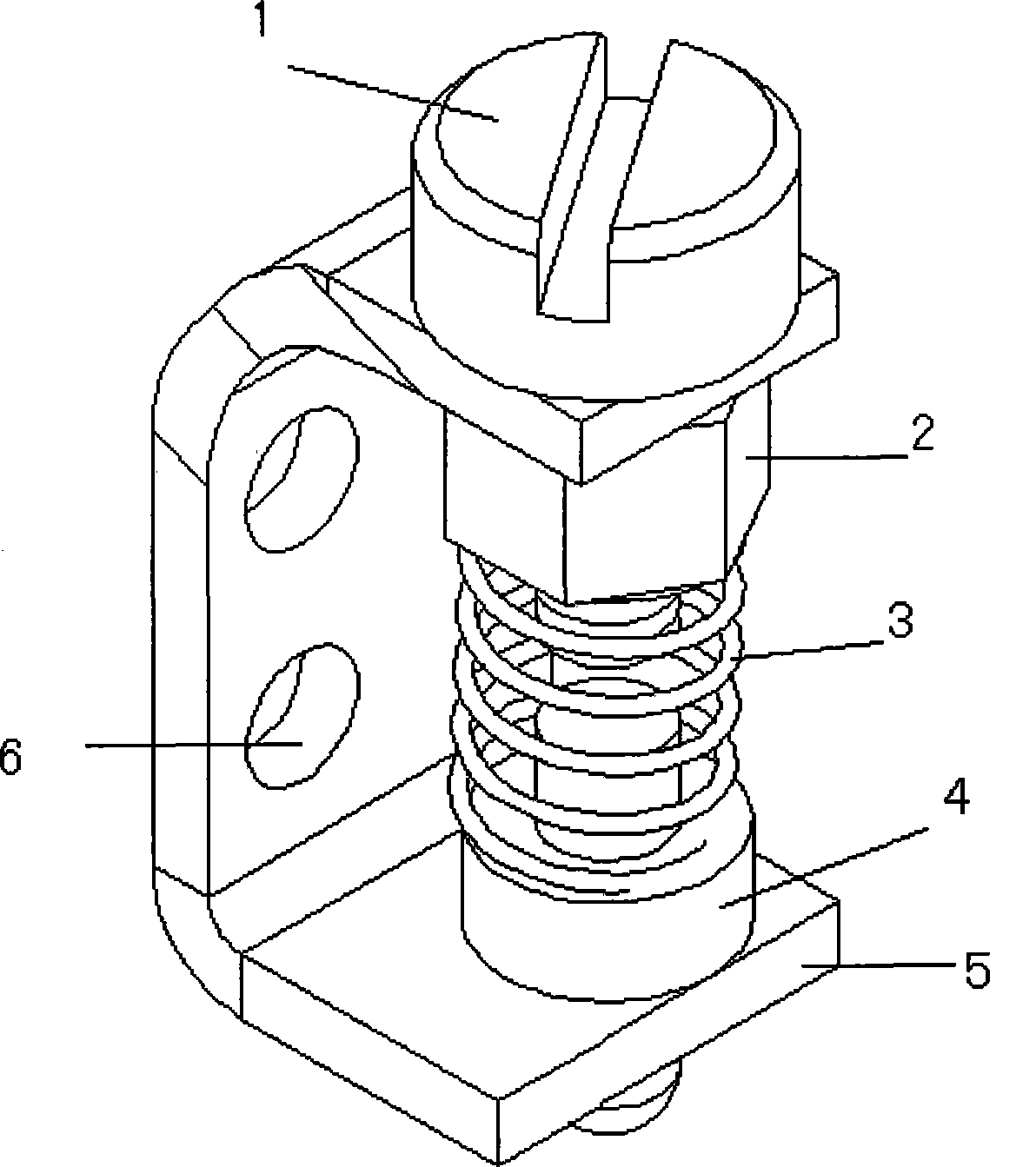 Adjustment mechanism for presser foot for connection in pattern machine