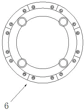 Full-symmetrical cylindrical membrane wall assembly tooling and assembly method