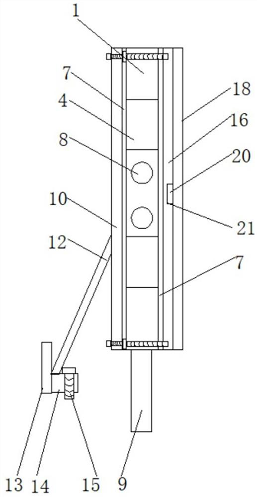 Deep foundation pit supporting soil retaining and water separating device