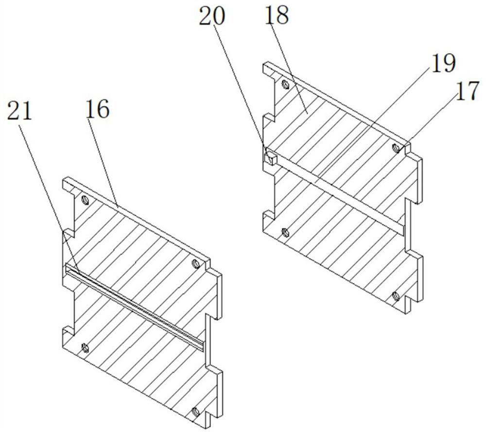 Deep foundation pit supporting soil retaining and water separating device