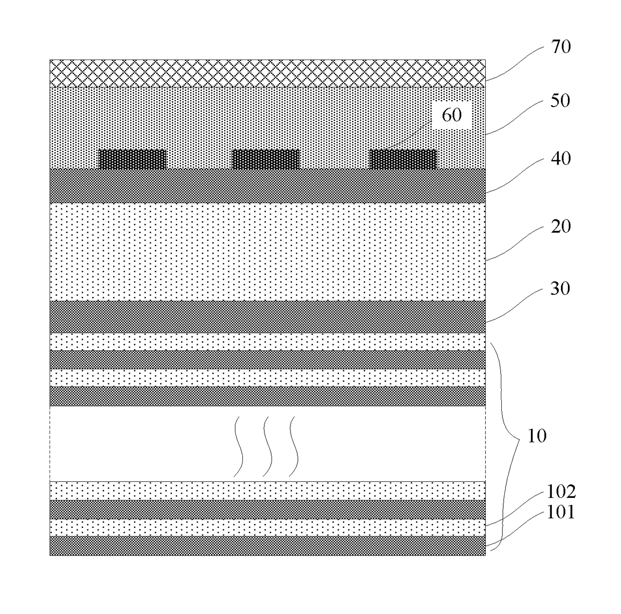 Method and device for reducing extrinsic dark count of nanowire single photon detector comprising a multi-layer film filter