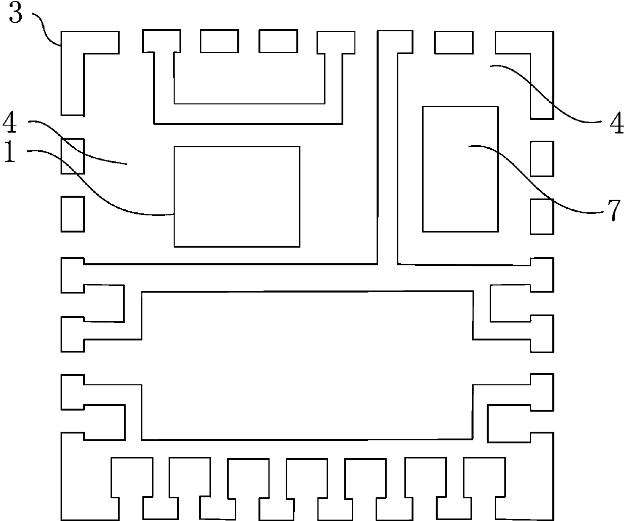 Multi-chip packaging body and packaging method