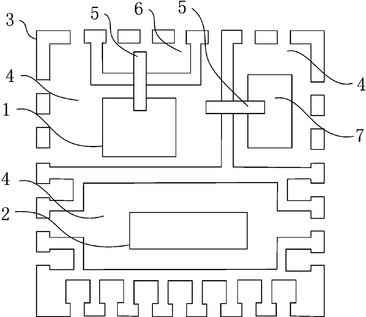 Multi-chip packaging body and packaging method