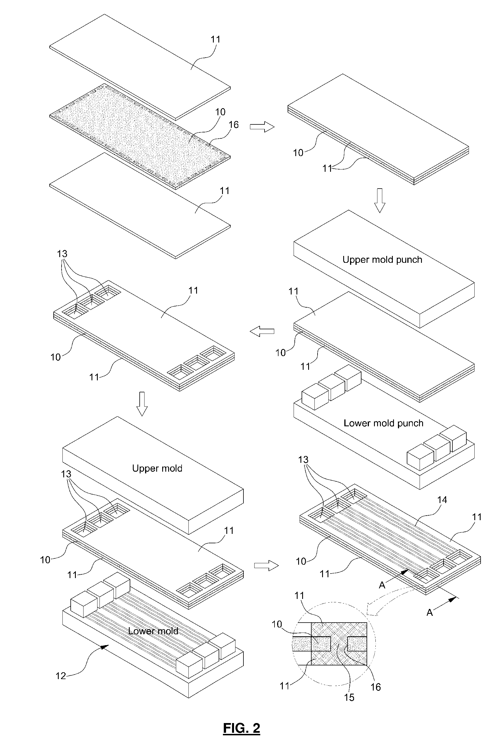 Composite separator for polymer electrolyte membrane fuel cell and method for manufacturing the same