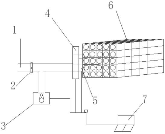 A pneumatic intelligent cache station