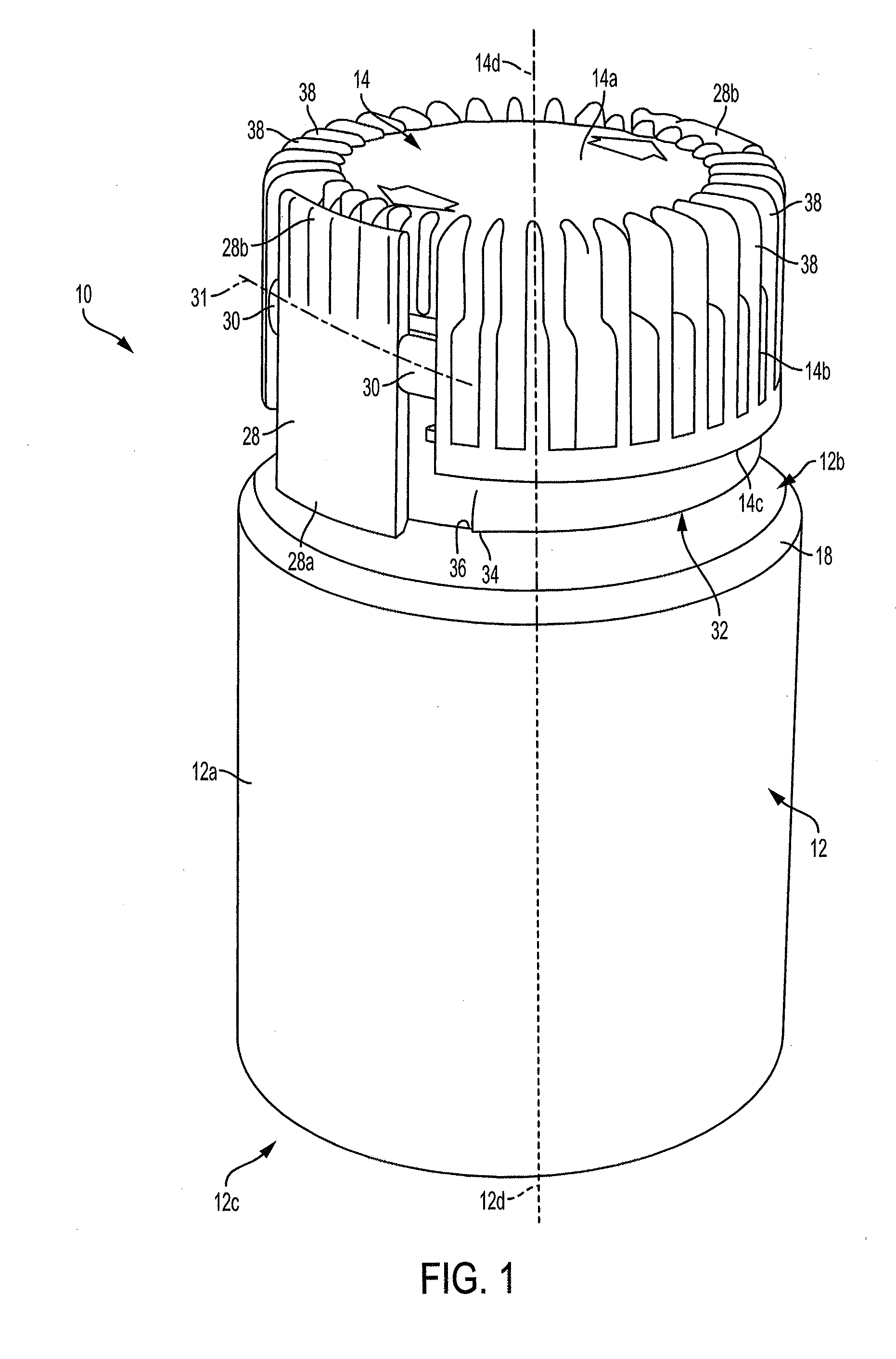 Child-resistant cap and container assembly