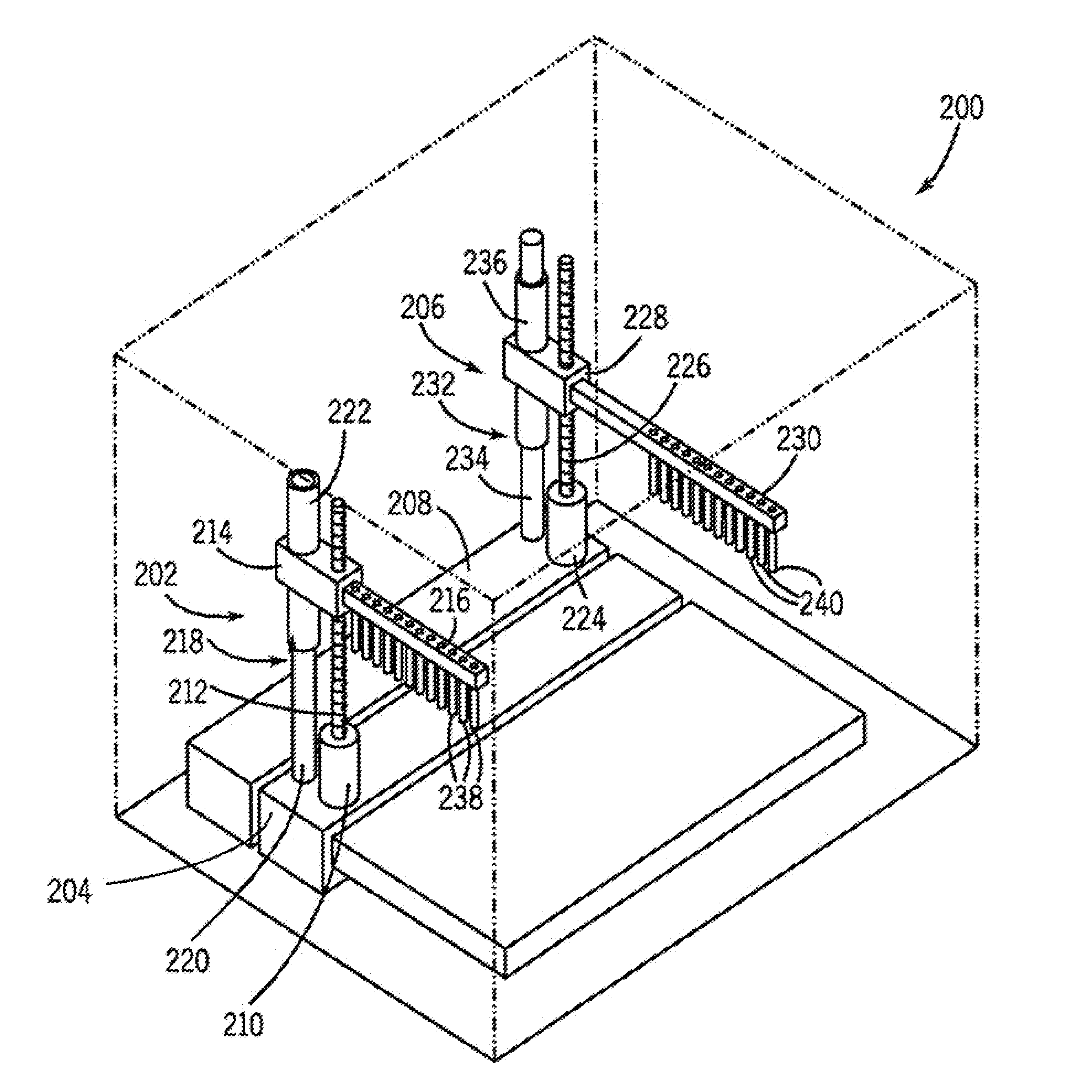 System for processing magnetic particles