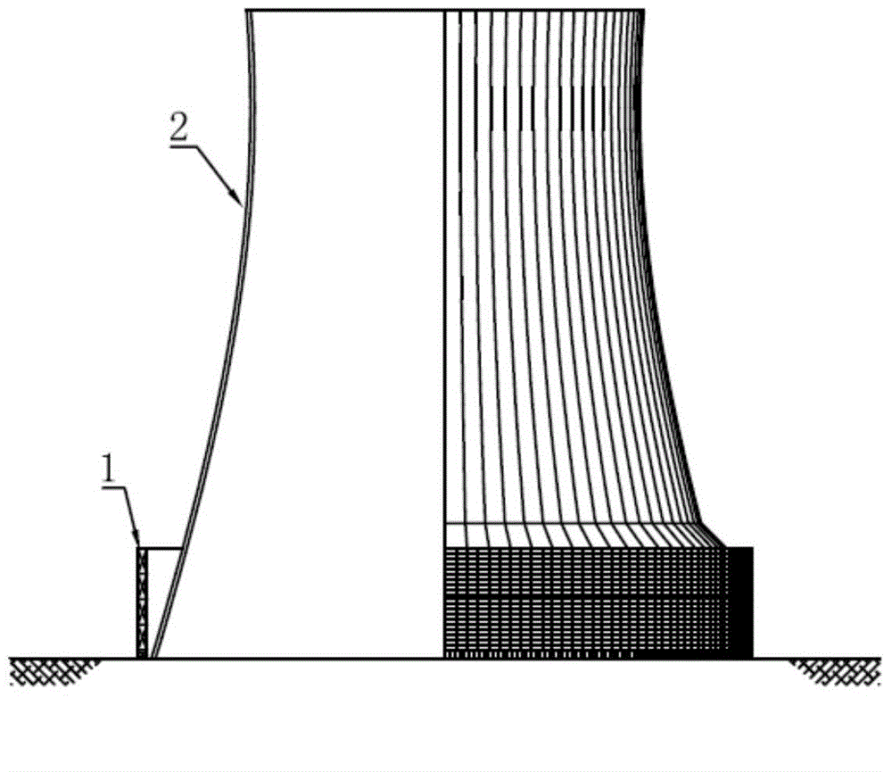 Column-by-column anti-freezing cooling unit capable of realizing air-side flow self-equalizing for indirect cooling tower