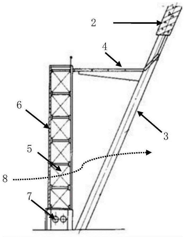 Column-by-column anti-freezing cooling unit capable of realizing air-side flow self-equalizing for indirect cooling tower