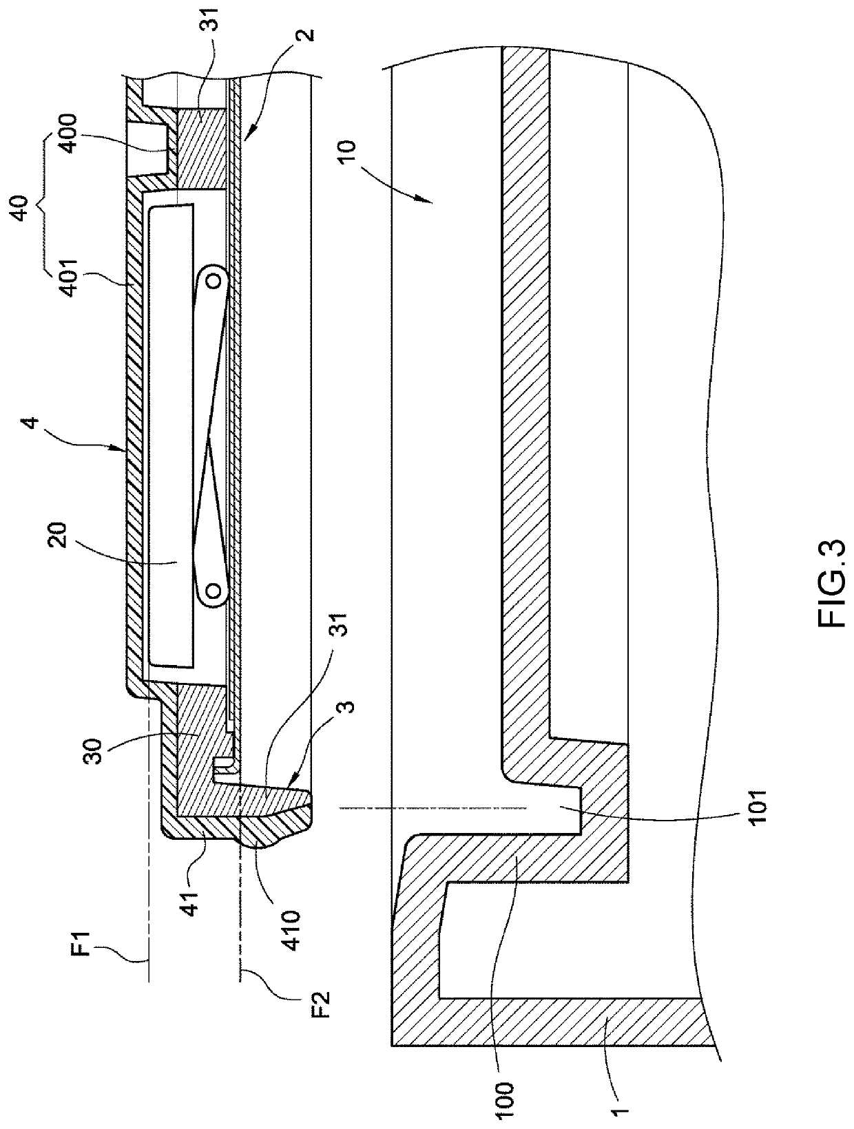 Waterproof keyboard structure and assembly method thereof