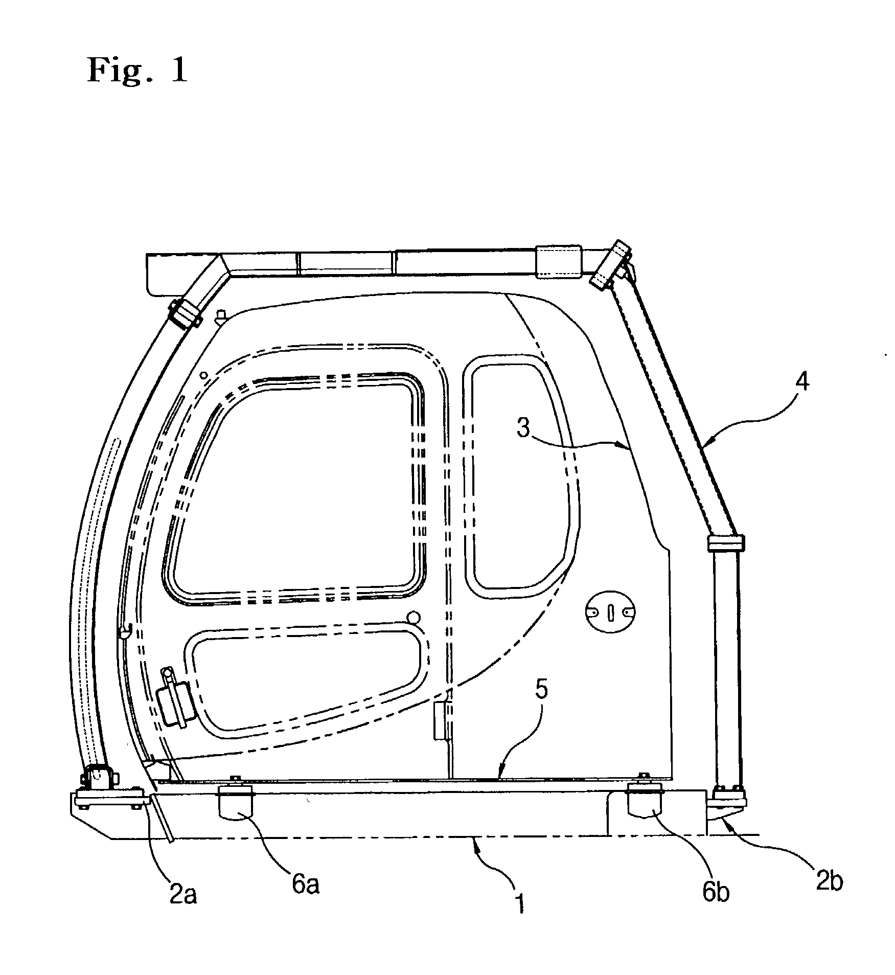 Driver protection structure and a device supporting the same