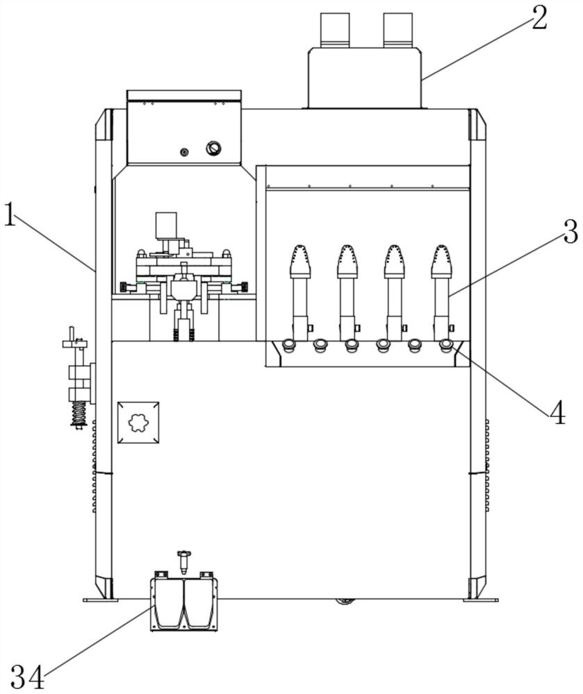 Heel lasting all-in-one machine