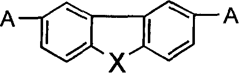 Heterofluorene derivative with strong two photon absorption character