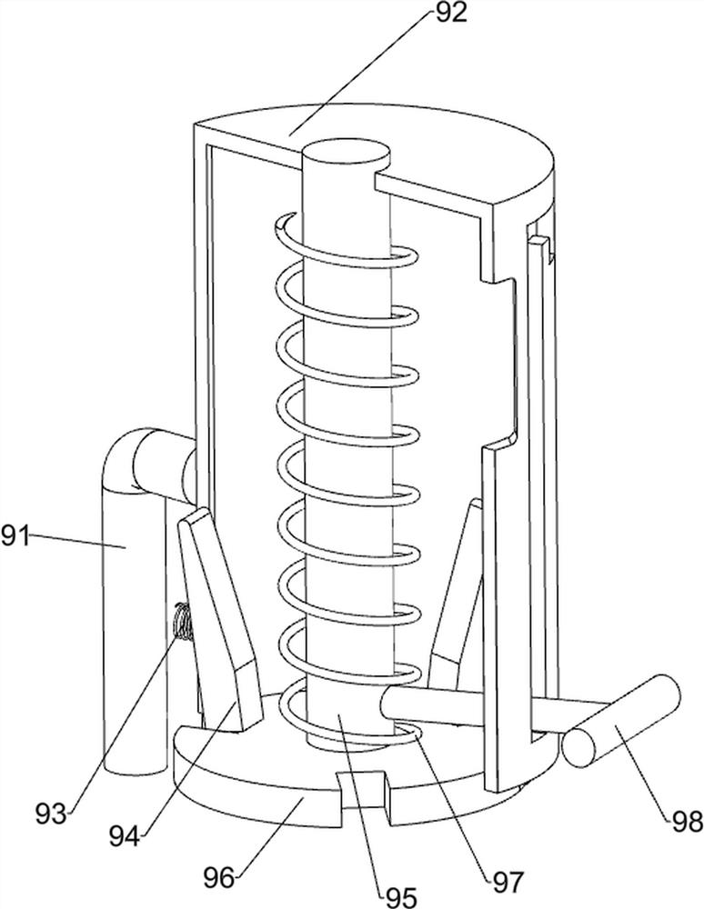 Automatic core removing device for cabbages