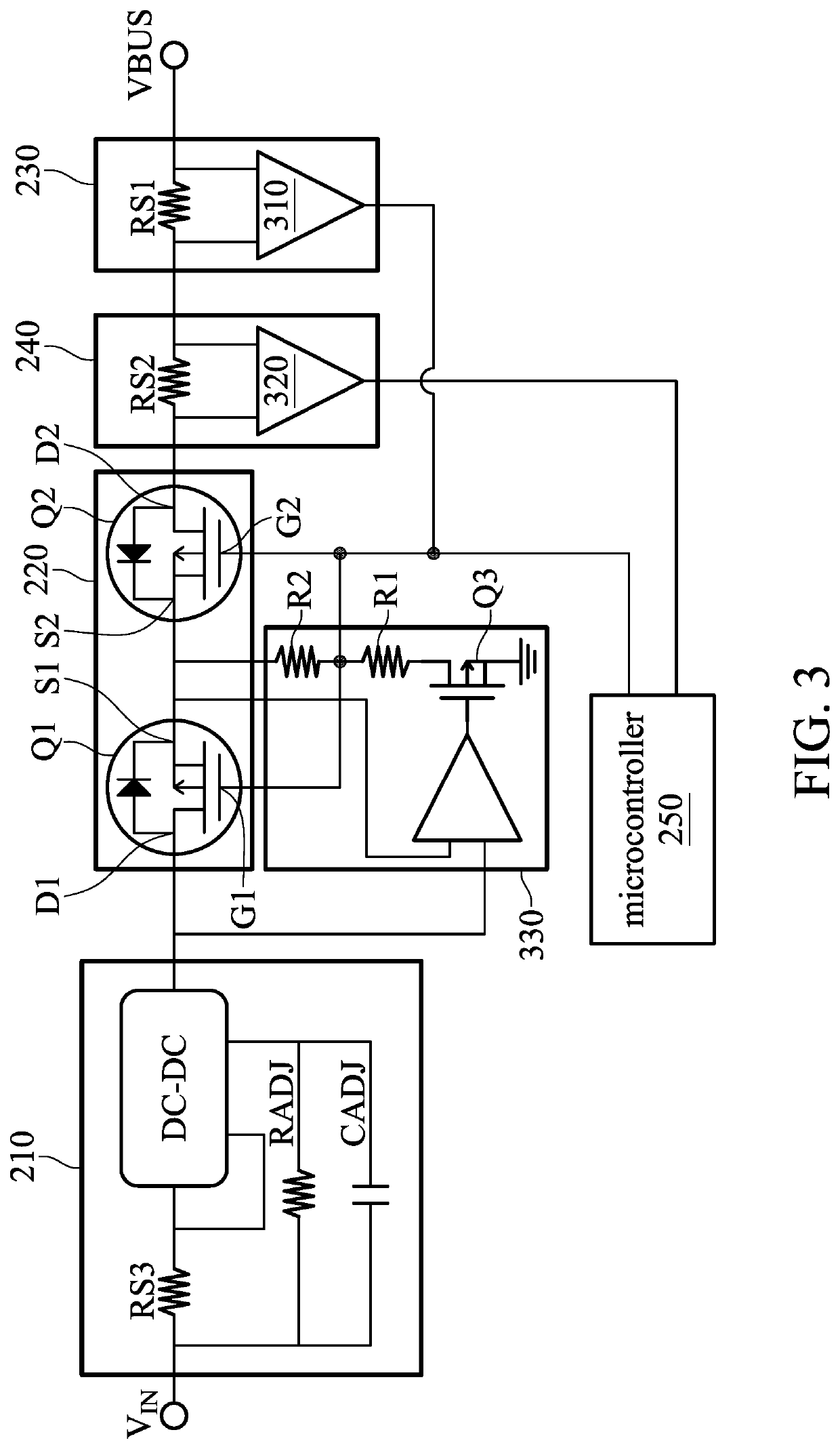 Overcurrent protection circuit and method thereof