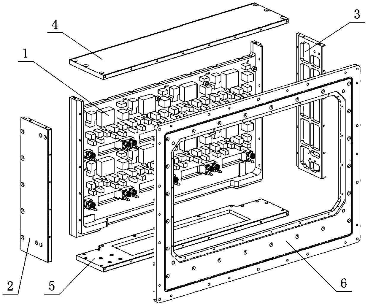 Box structure based on cold plate