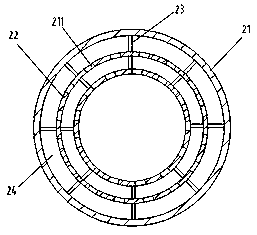 A device for reducing liquid sloshing in moon pools of marine engineering structures