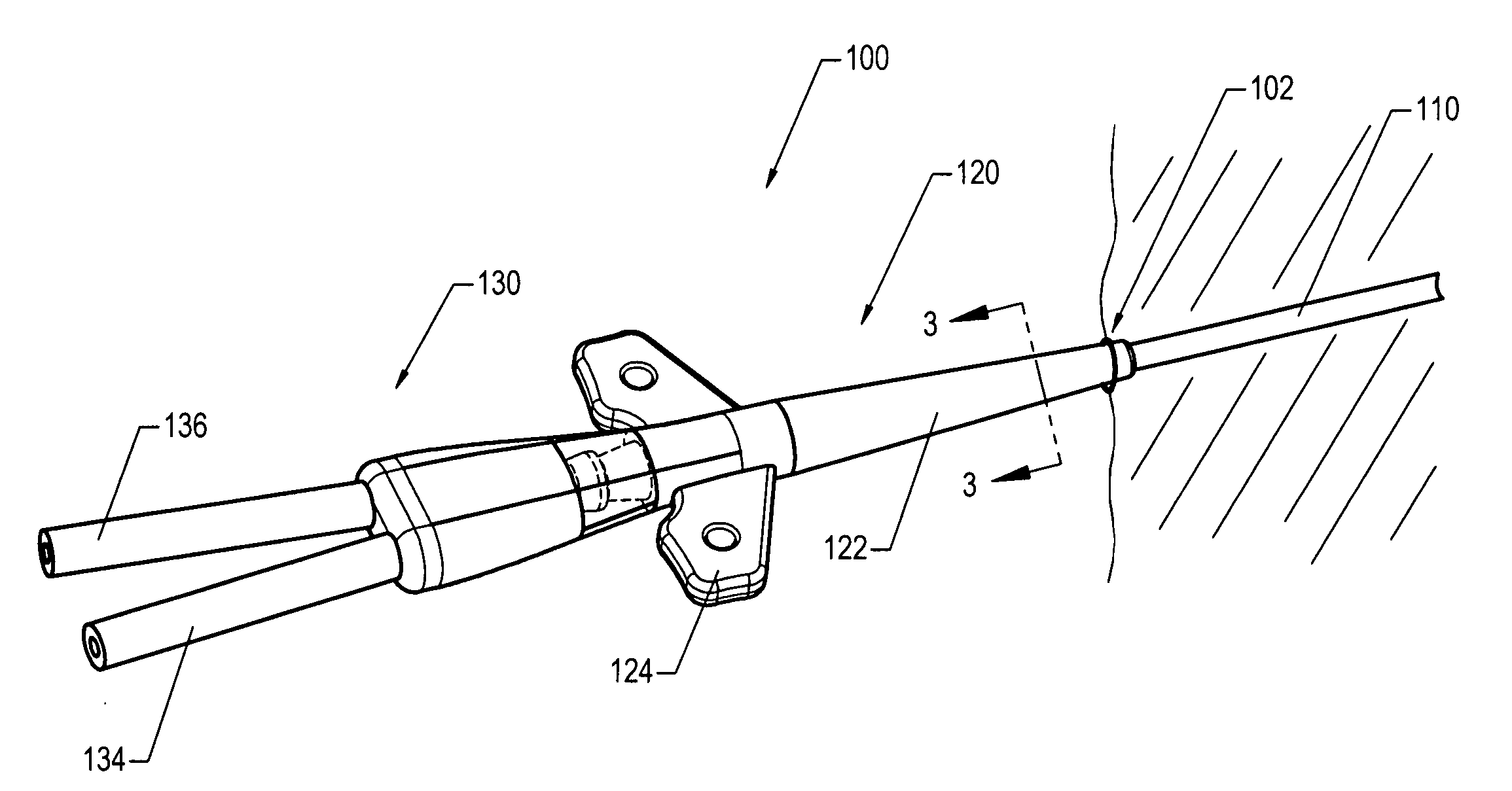 Connector system for a proximally trimmable catheter