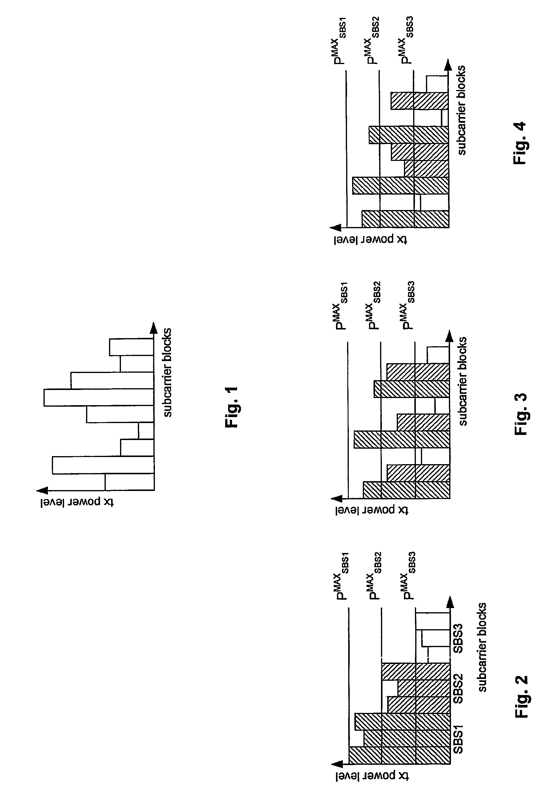 Transmission power range setting during channel assignment for interference balancing in a cellular wireless communication system