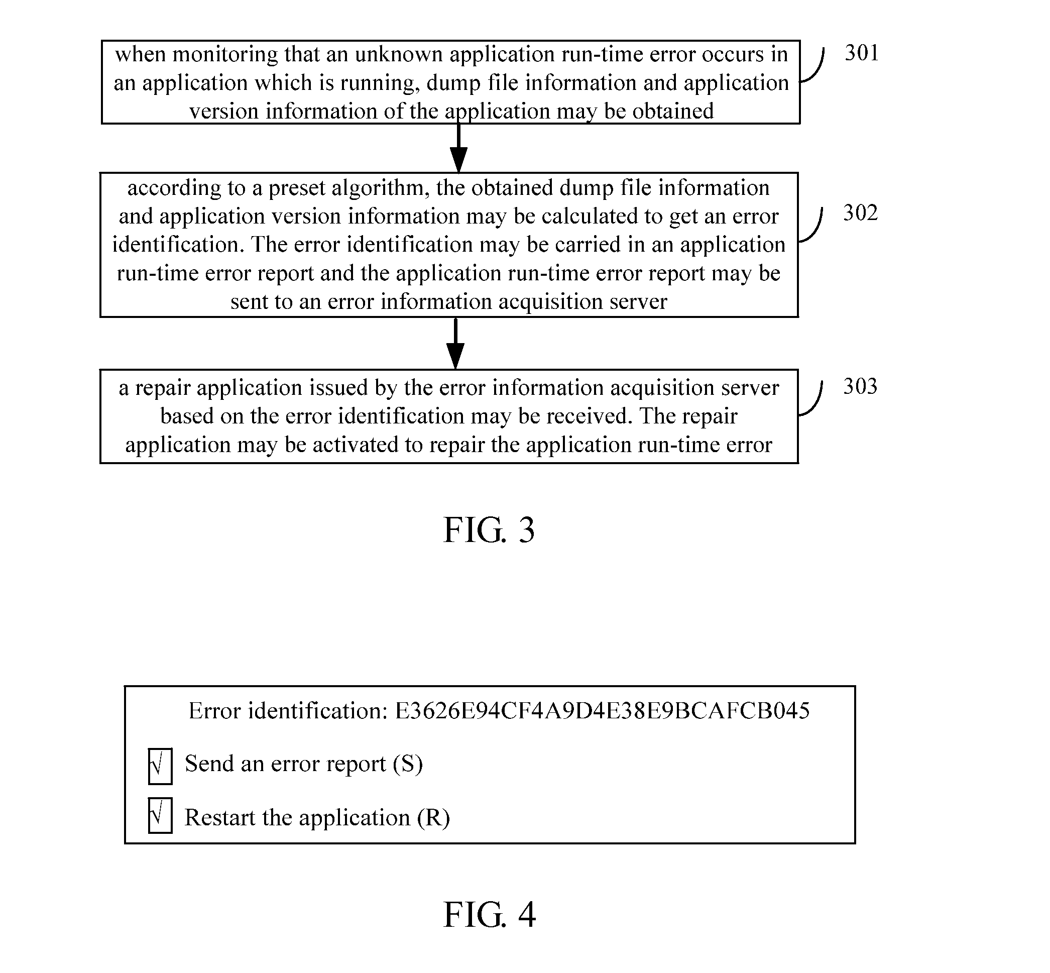 Run-time error repairing method, device and system