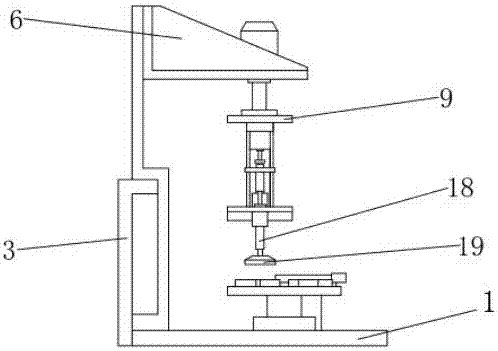 Device for machining parts