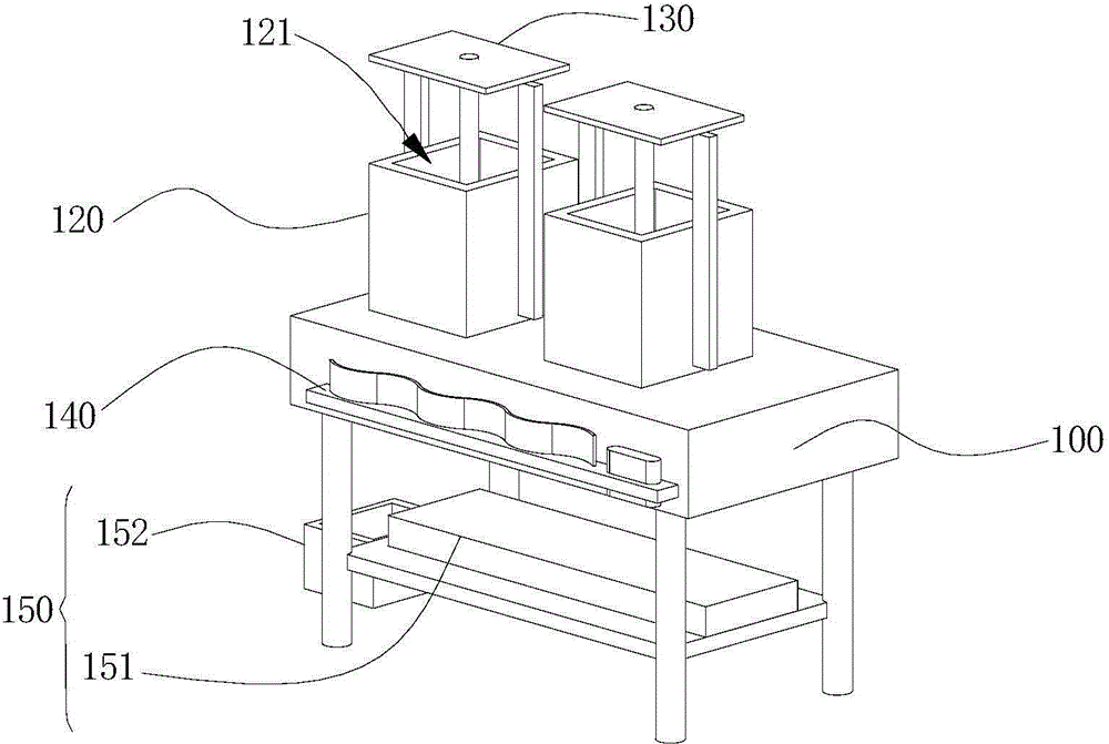 Portable dough slicing machine