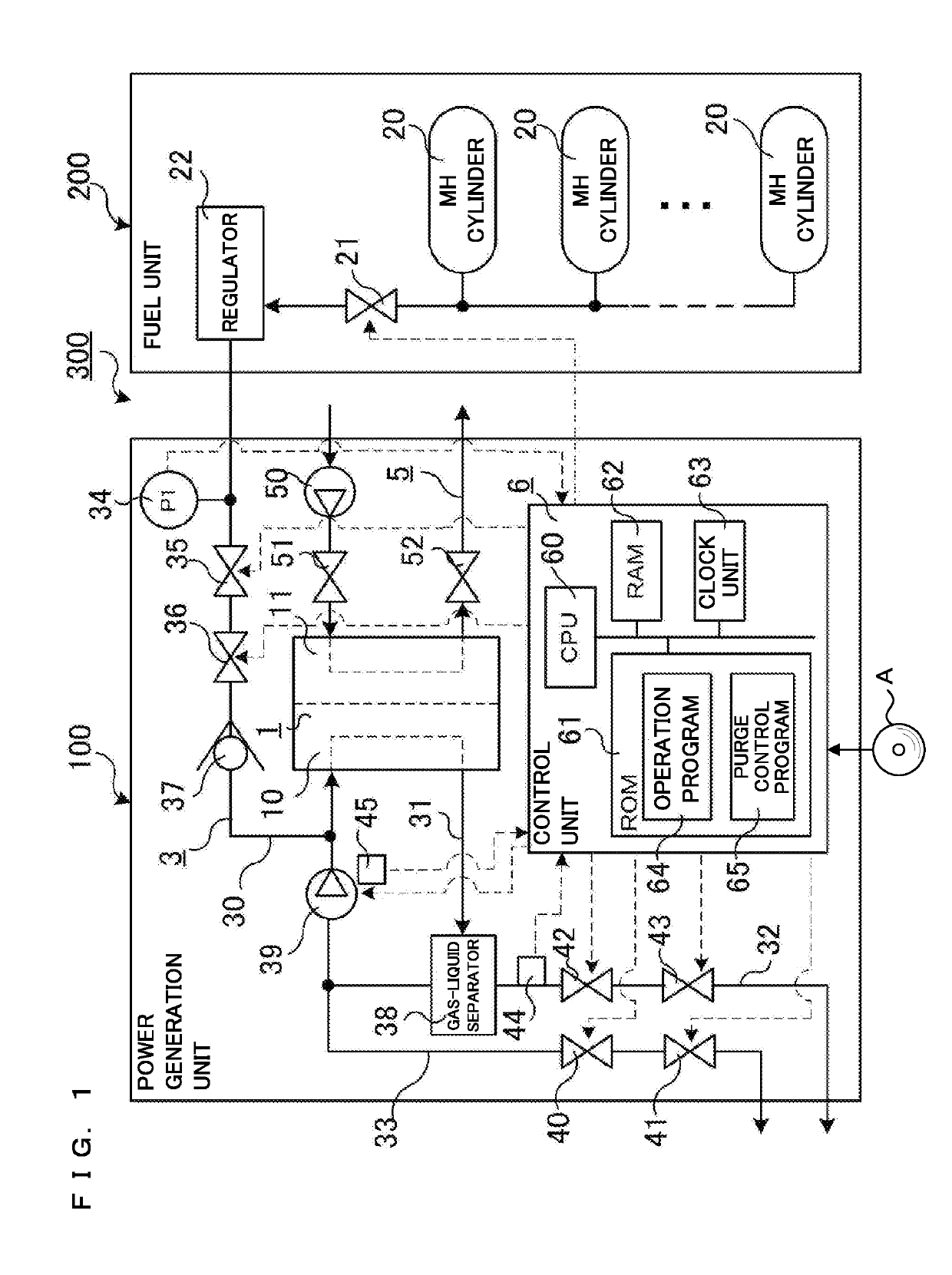 Fuel cell system, control method of fuel cell system, and computer program