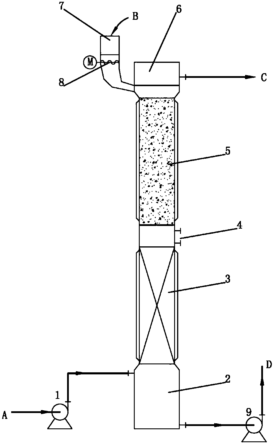 A continuous salting-out drying device and its application method