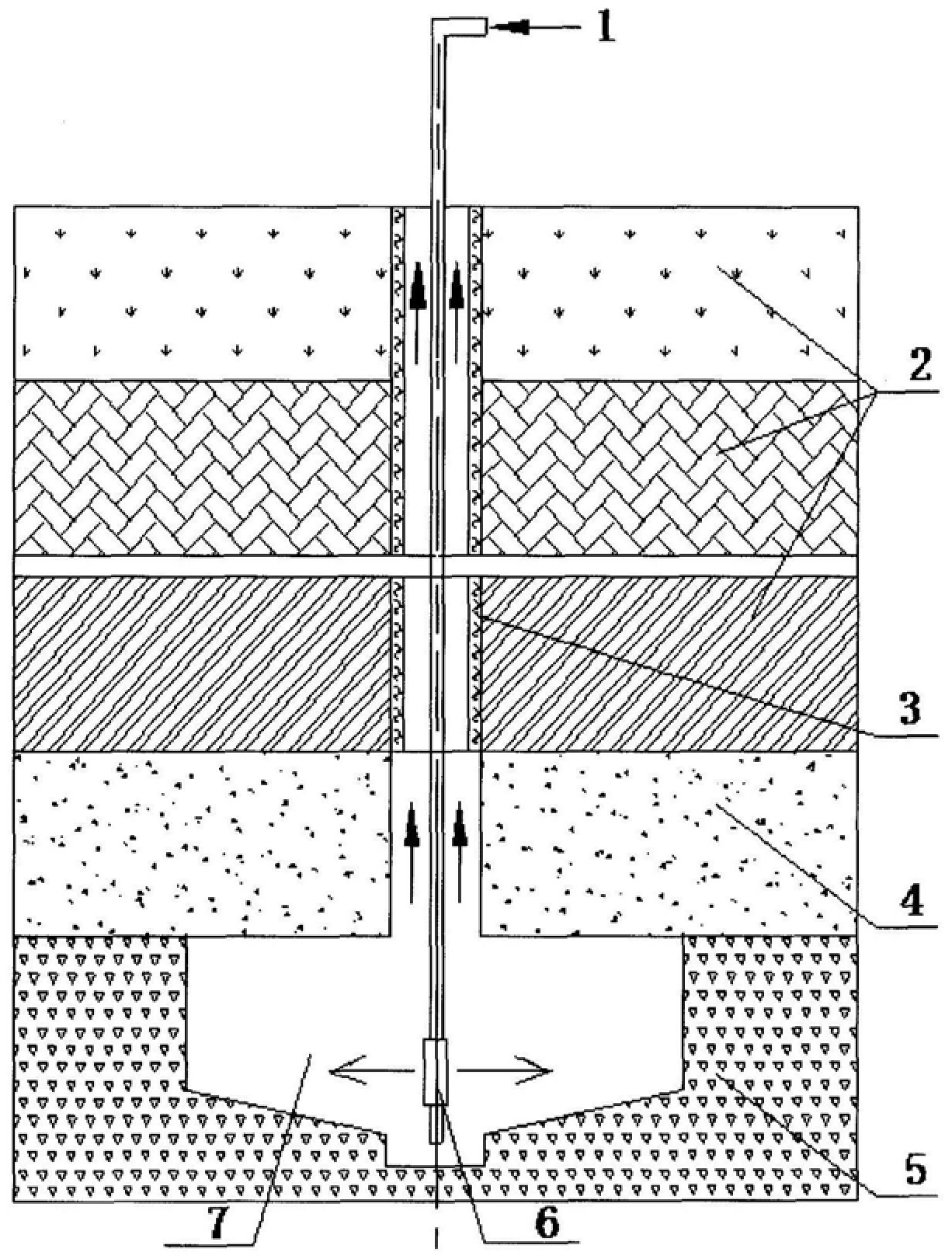 Uranium mining method by in-situ loosening and leaching