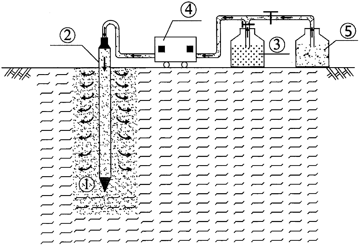 Microbiological treatment method for lead and cadmium polluted soil foundation