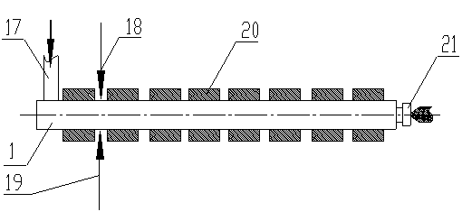 Method and device for producing graphite flame-retardant extruded polystyrene board (XPS)