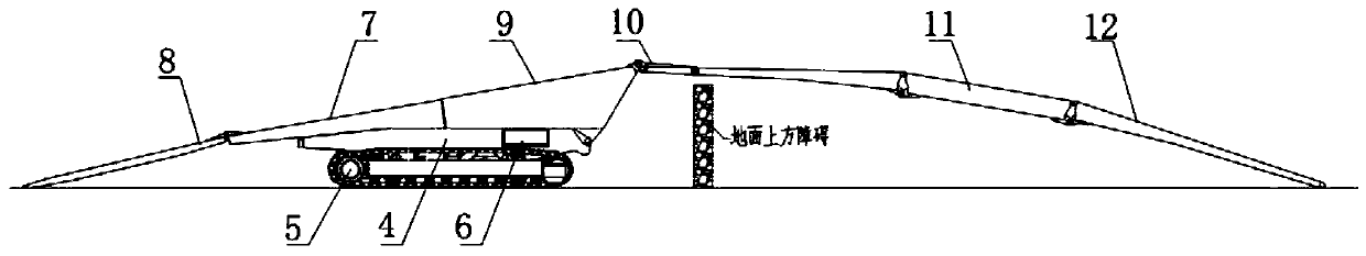 A multi-purpose mechanized bridge with detachable vehicle and bridge and its erection method