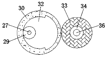 A circular paper binding device