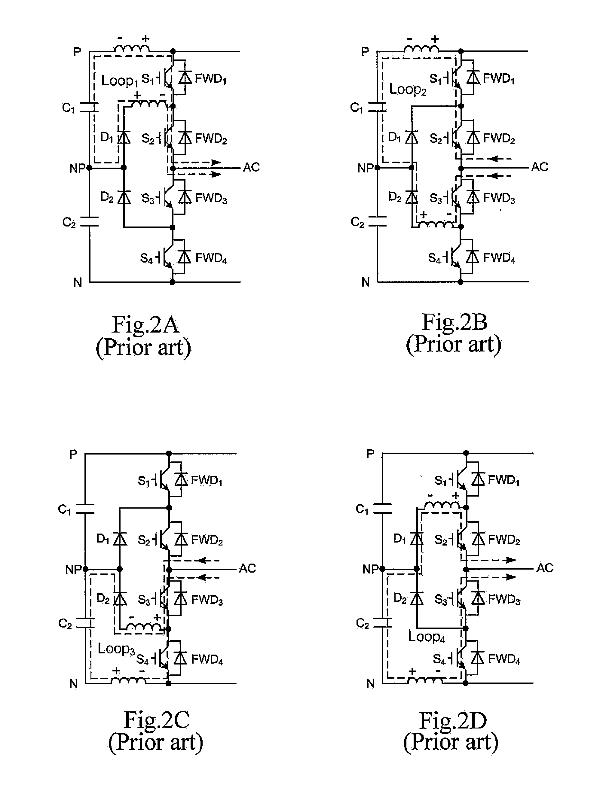 Three-level power converter and power unit thereof