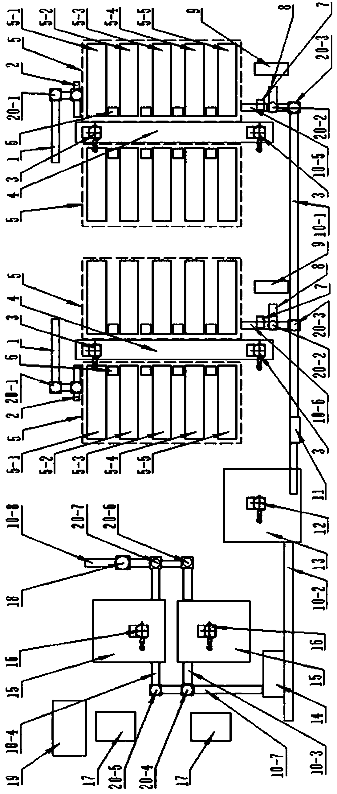 Automobile engine cylinder cover intelligent production line and technological process thereof