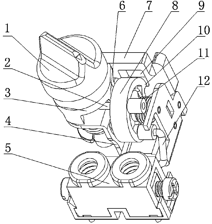 Mechanical tripping mechanism for earth leakage protection socket