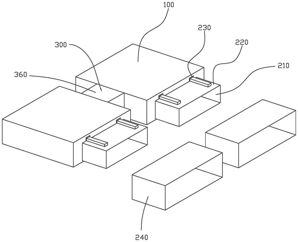 Material distributing device and machining system