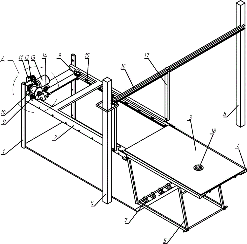 Swing arm sliding combined three-dimensional garage