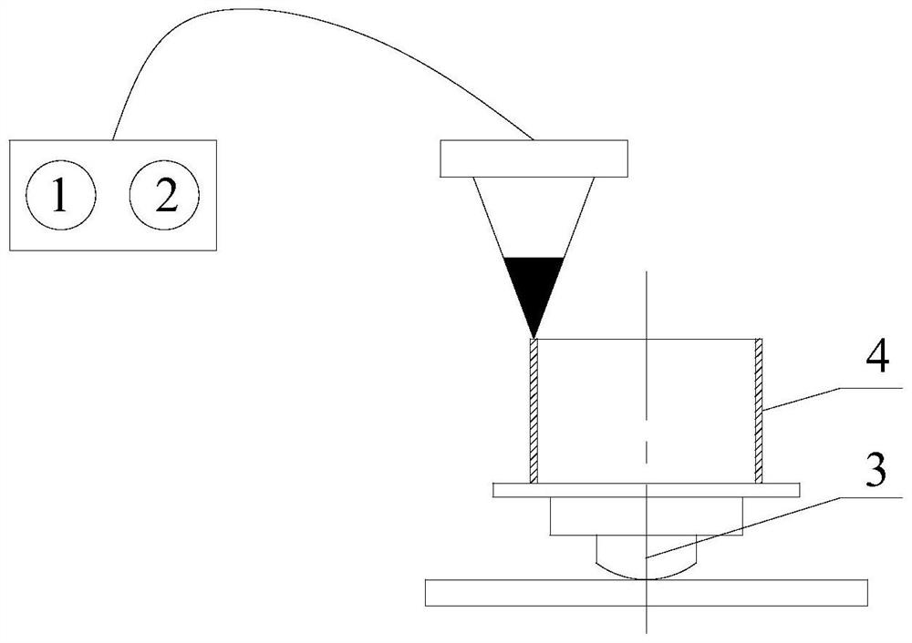 Thin-walled structure with large temperature gradient and its preparation method by laser direct deposition