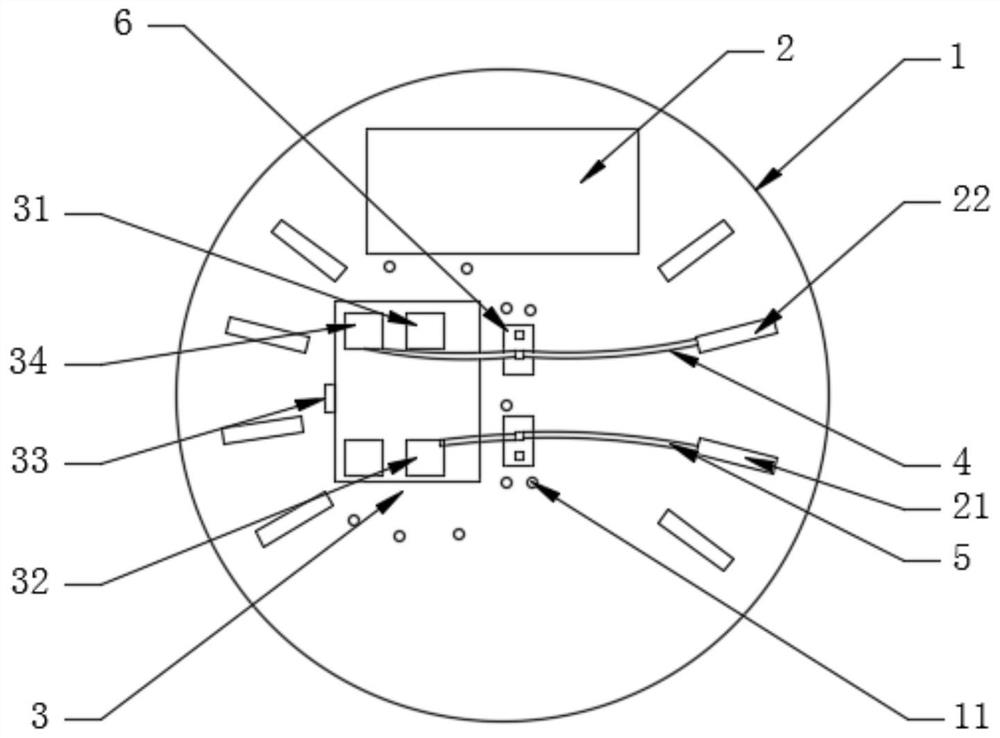 PCB of plunger type intank urea pump controller and wiring method thereof