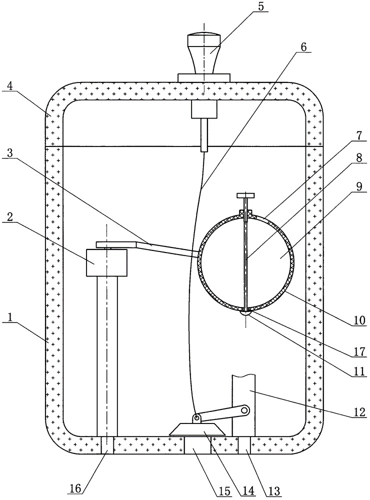 Flushing amount adjustable closestool water tank