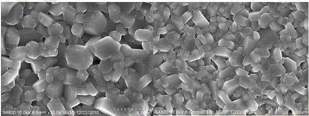 Single-phase multiferroic barium ferrite ceramic material and preparation method thereof