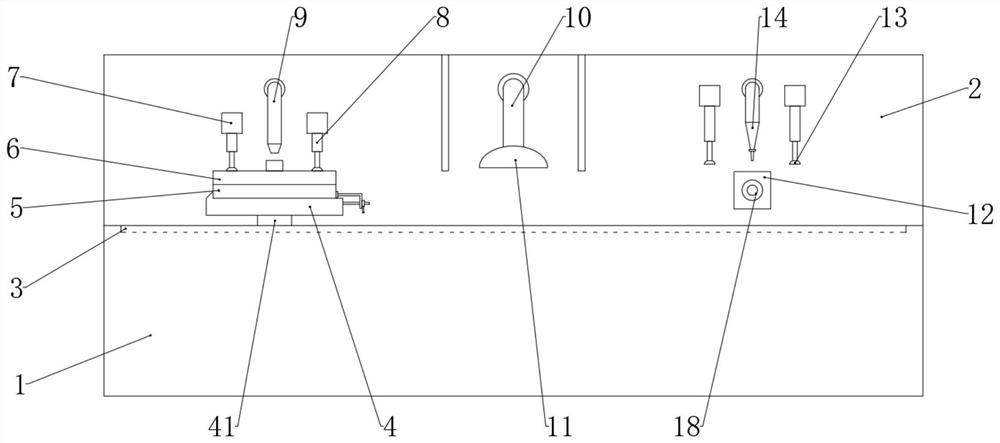 Rapid forming die for machining parts with holes