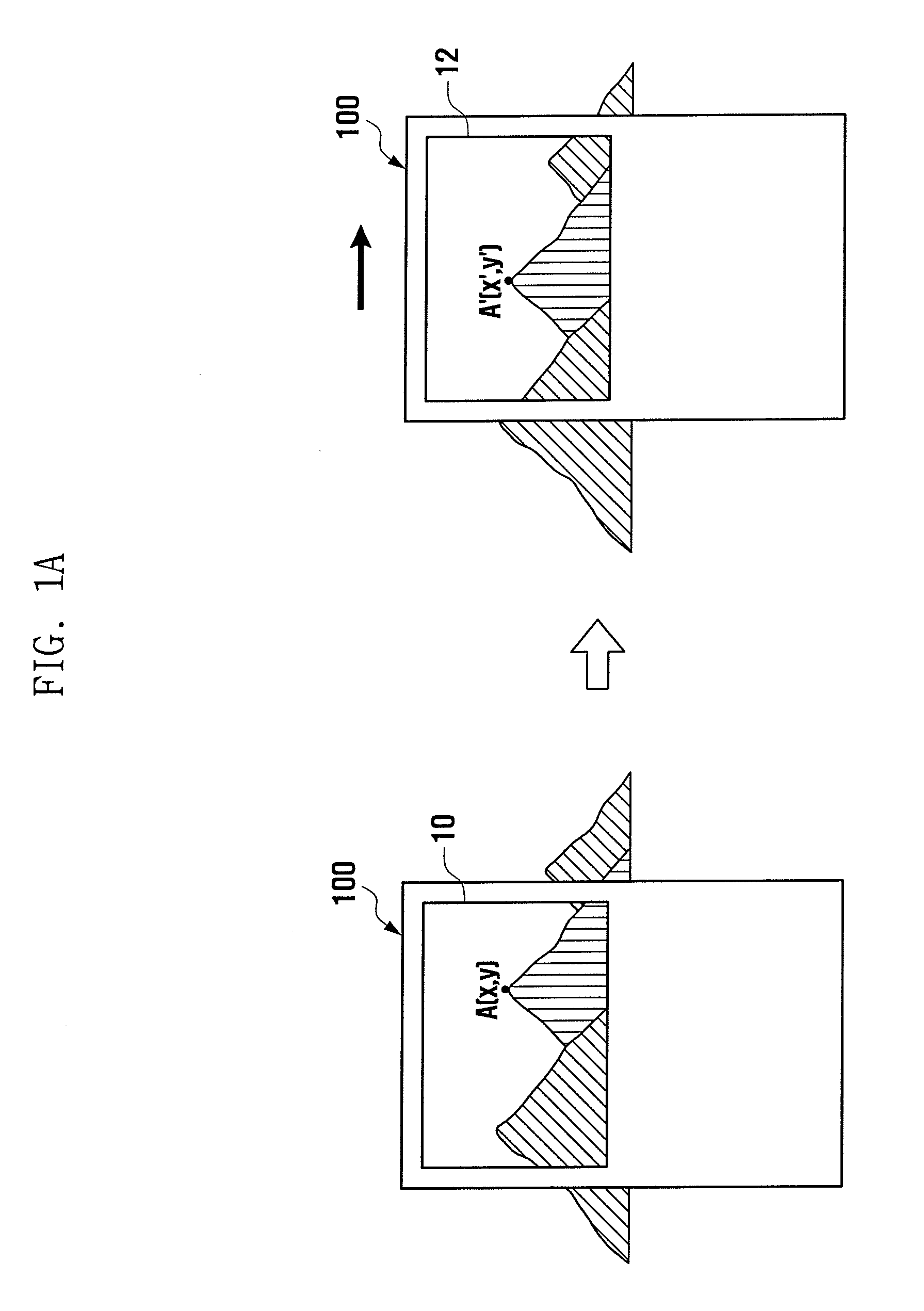 Portable terminal and user interface control method thereof based on pattern recognition and analysis of image captured by camera