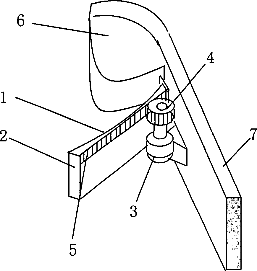 Steering lighting device of front lamp refraction reflector for automobile
