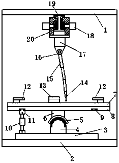Fixing device for spot welding of circuit board