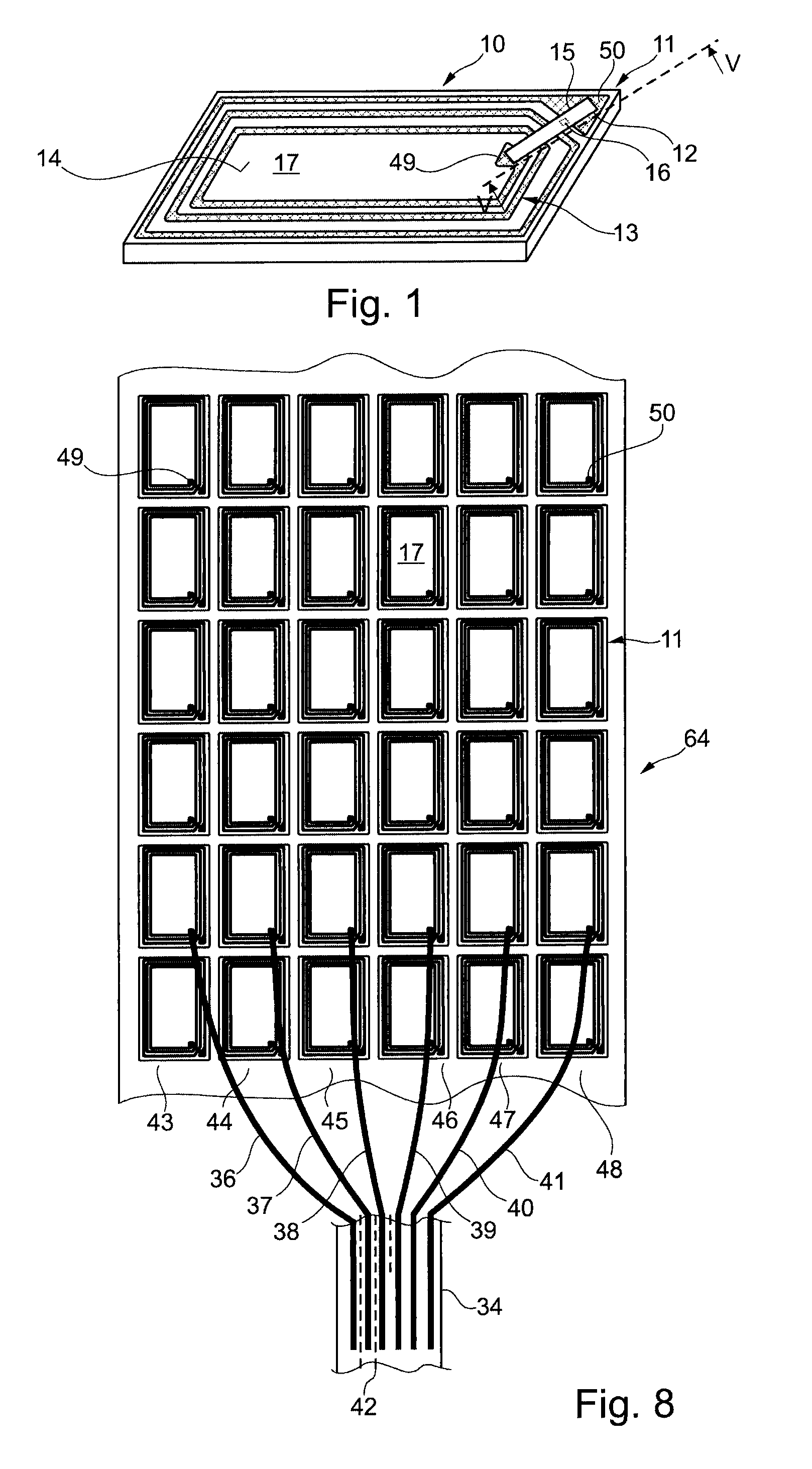 Chip carrier for a transponder module and transponder module