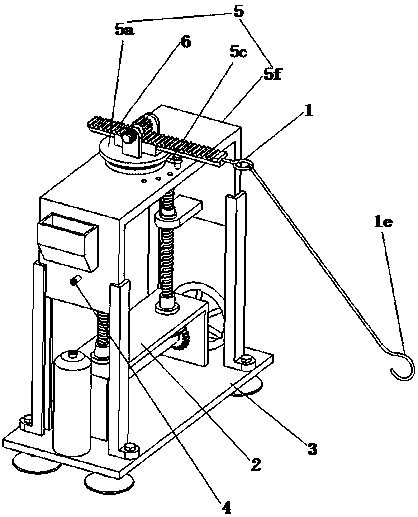 Autopsy teaching wire retractor holder