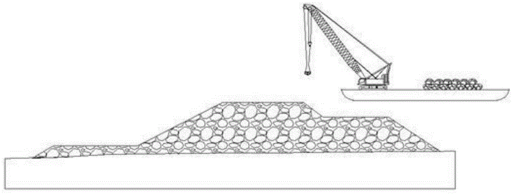 Block Stone Installation and Slope Rendering Technology of Slope Type Breakwater in Deep Water